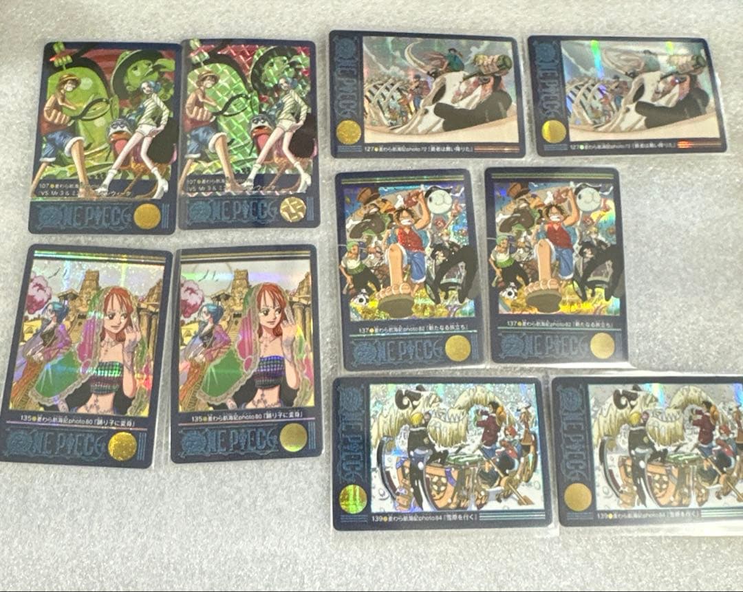 全キラ2種の186枚 コンプリート ワンピース ビジュアルアドベンチャー