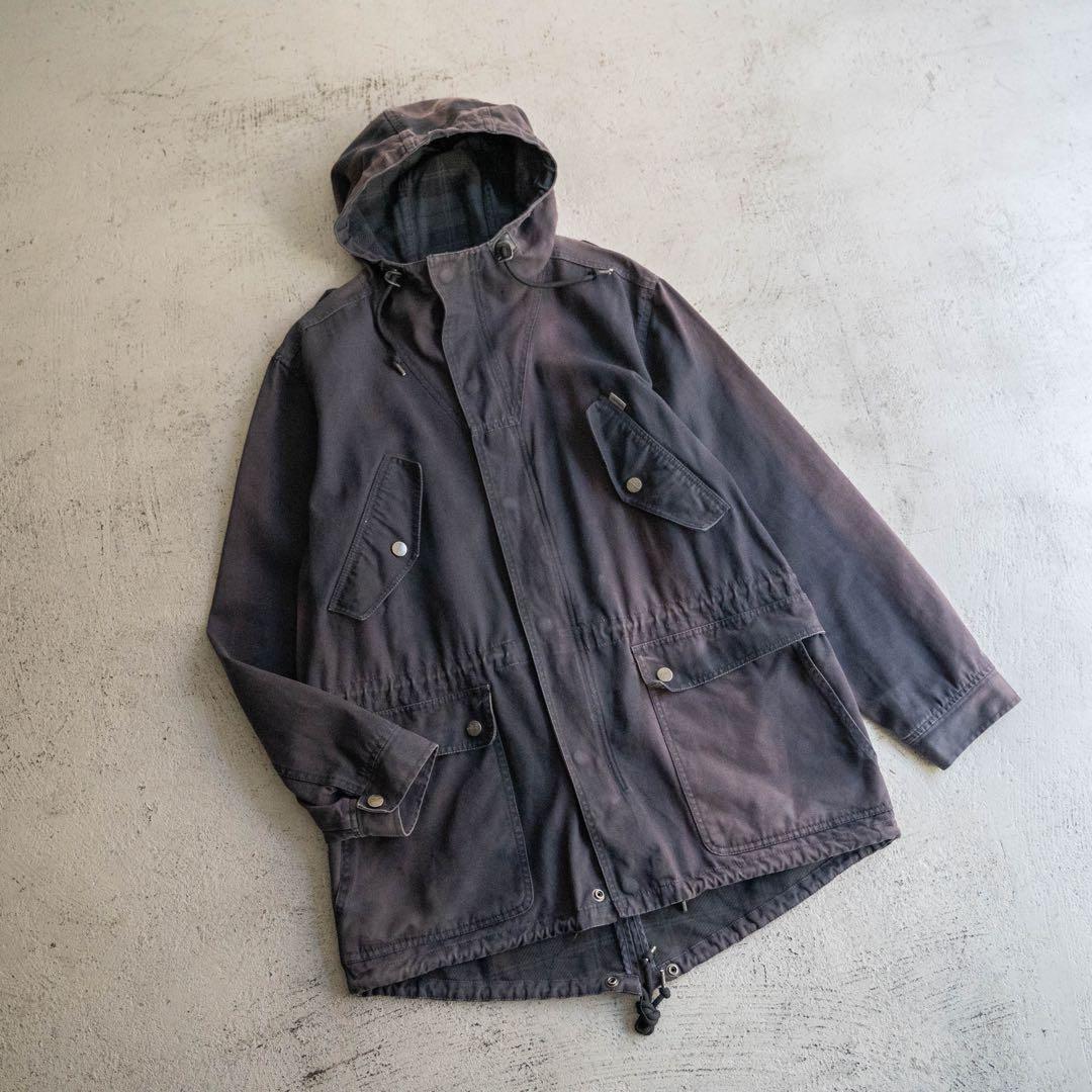 【希少】00s Carhartt 鬼フェード フィッシュテール モッズコート