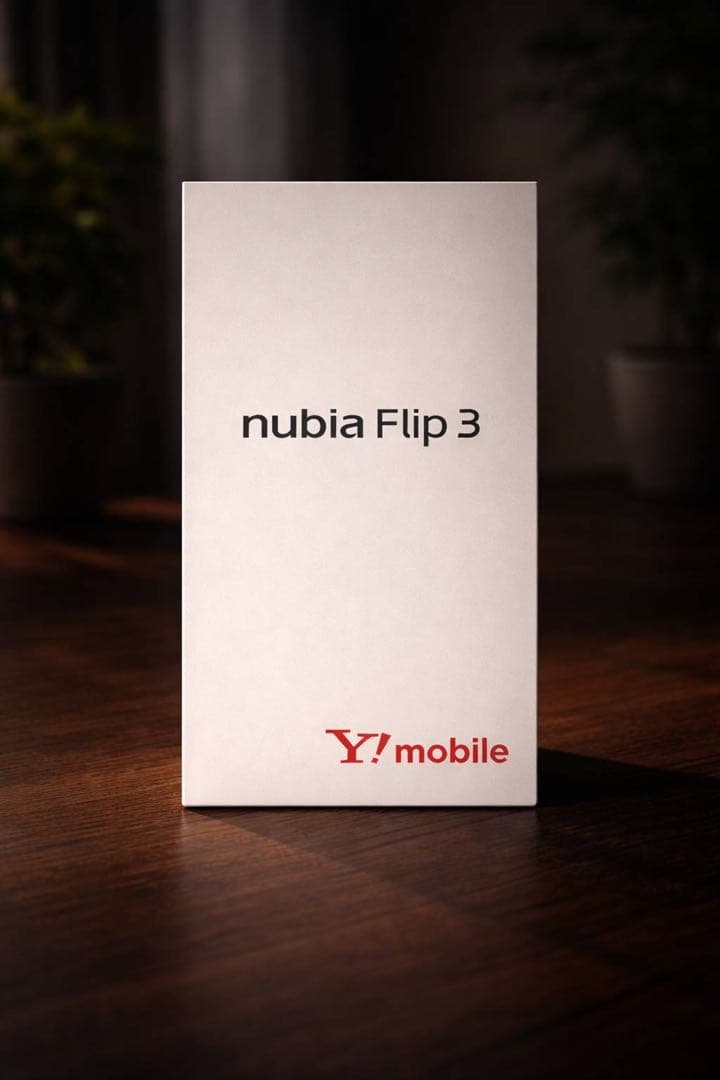 nubia Flip 3 A505ZT ブラック Y!mobile