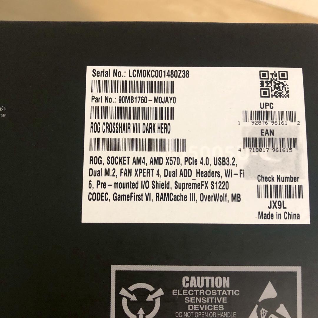 ROG CROSSHAIR VIII DARK HERO マザーボード ジャンク