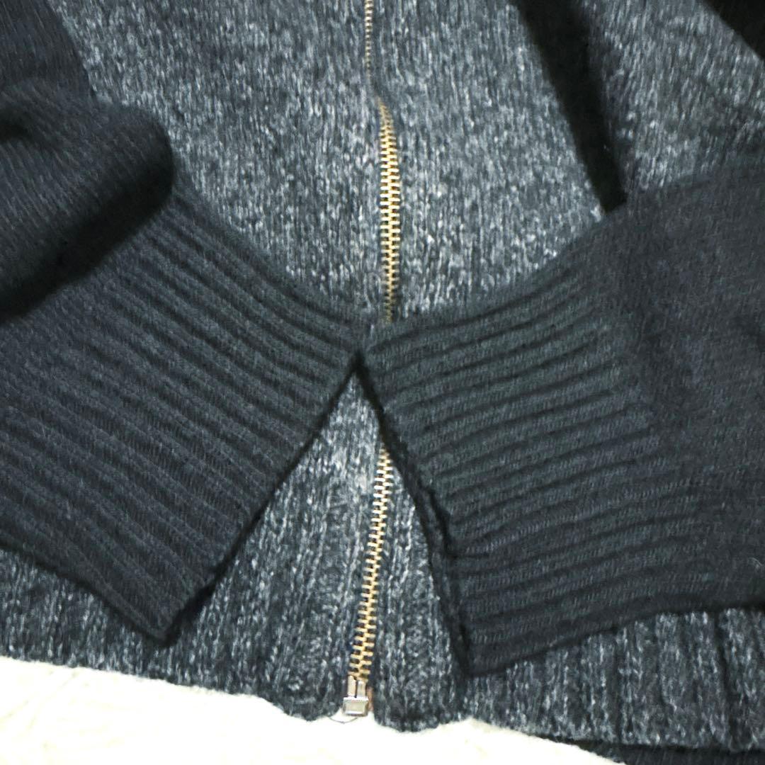 希少ドルチェ＆ガッバーナドライバーズニットカーディガンフルジップイタリア製黒