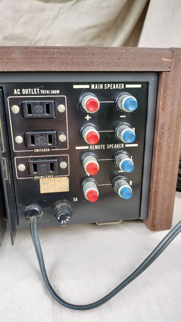 SONY-TA-1130 プリメインアンプ　ウッドパネル仕様