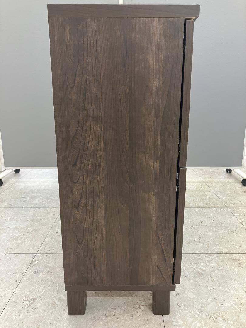 LOWYA サイドボード キャビネット ブラウン