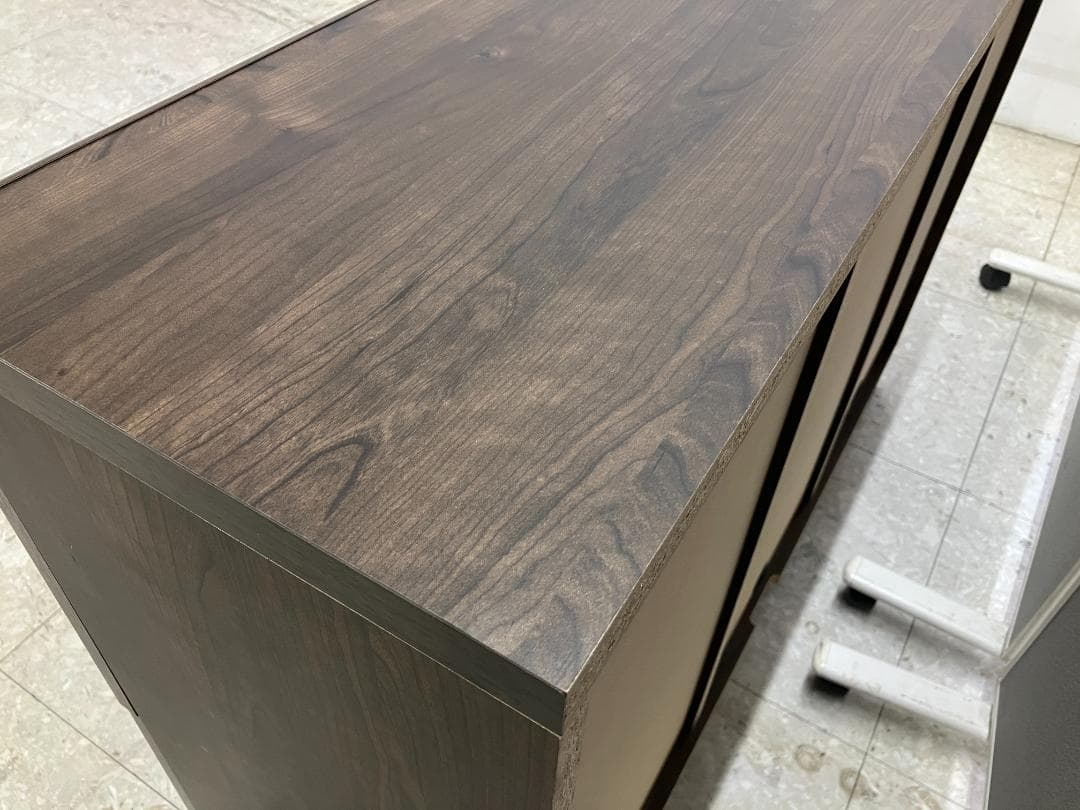 LOWYA サイドボード キャビネット ブラウン