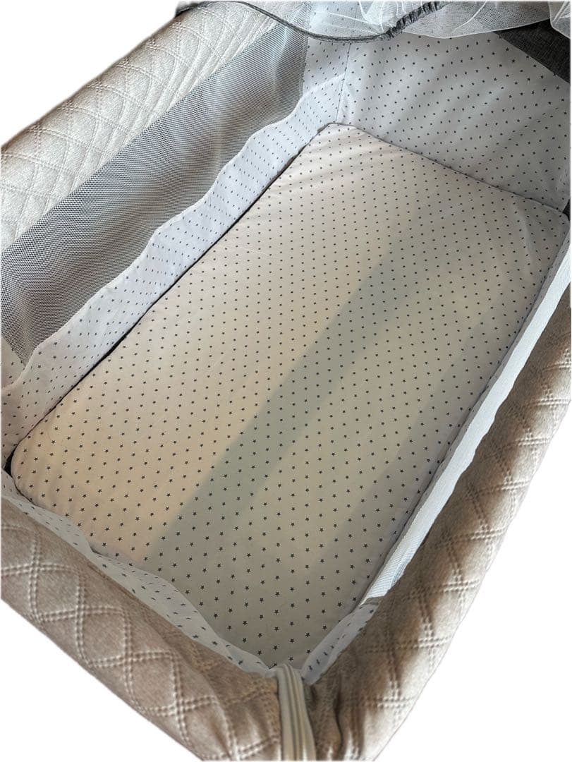 Kino Linpo ベビーベッド 6段調節可能