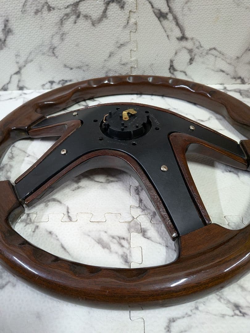 ナルディ　NARDI　ウッドステアリング　当時物　ホーン