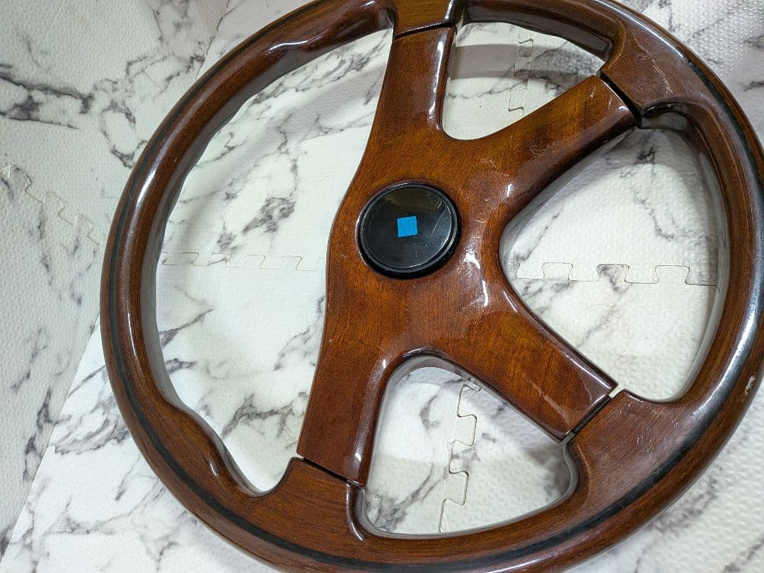 ナルディ　NARDI　ウッドステアリング　当時物　ホーン