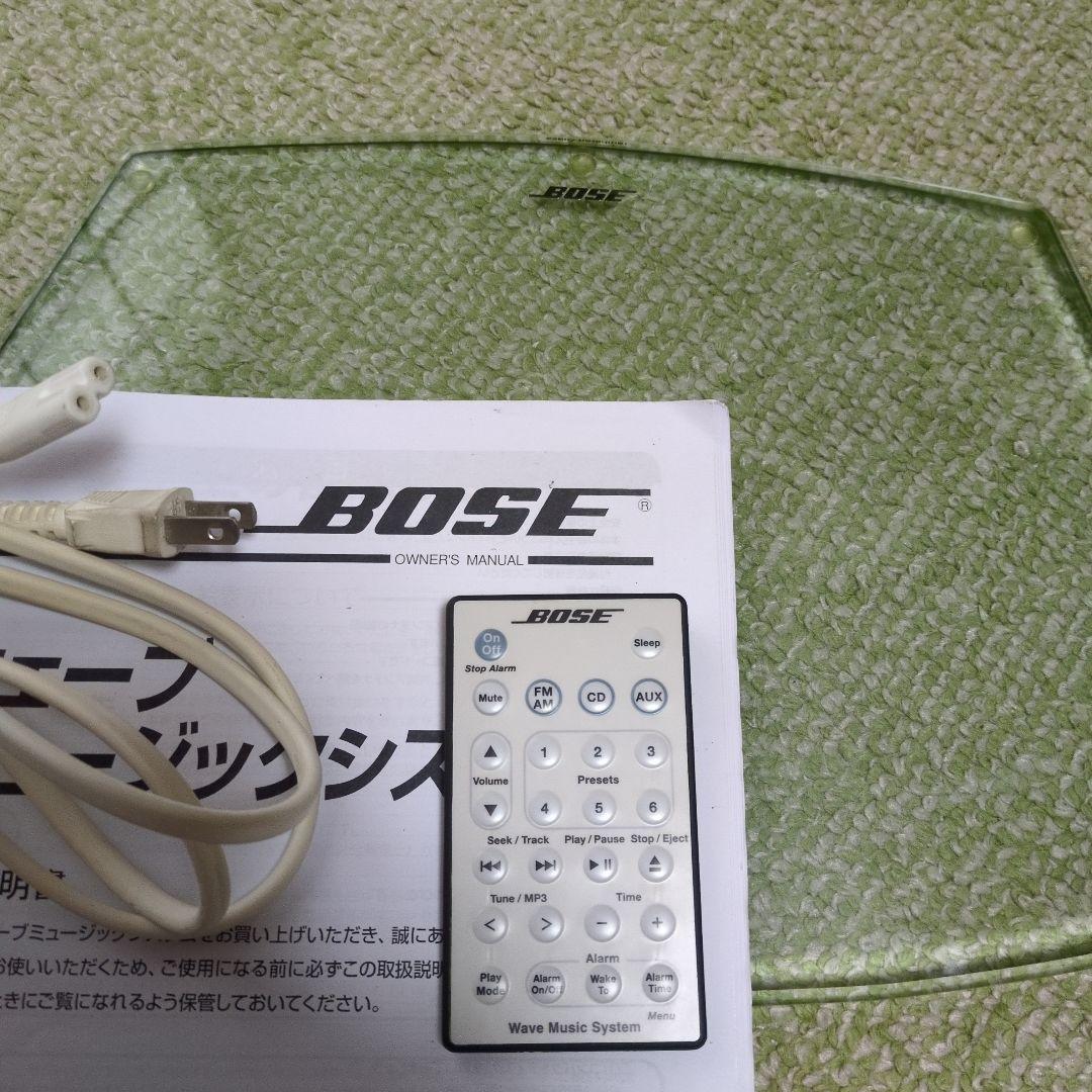 BOSE Wave Music System 完動品純正リモコン·コード台座取説