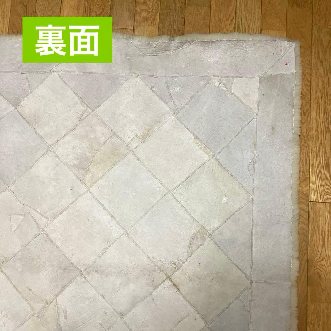 ムートンシーツ　敷パッド　ベッドパッド　シングルサイズ　天然ムートン