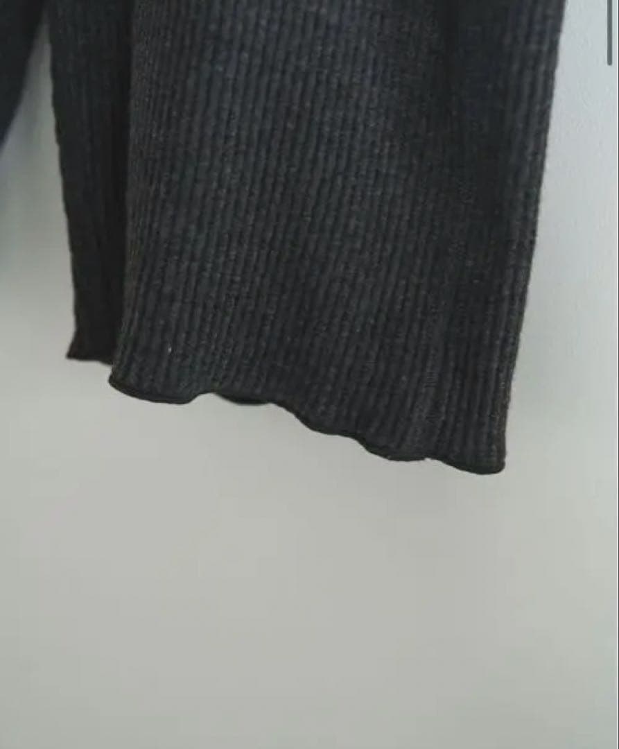 新品タグ付き⭐︎【anuke】Rib Biker Pants チャコールグレー38