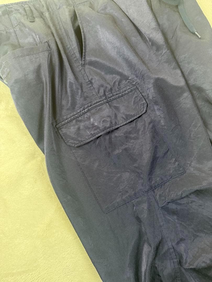 ジャーナルスタンダードラックス　サテンカーゴパンツ　ネイビー　紺色