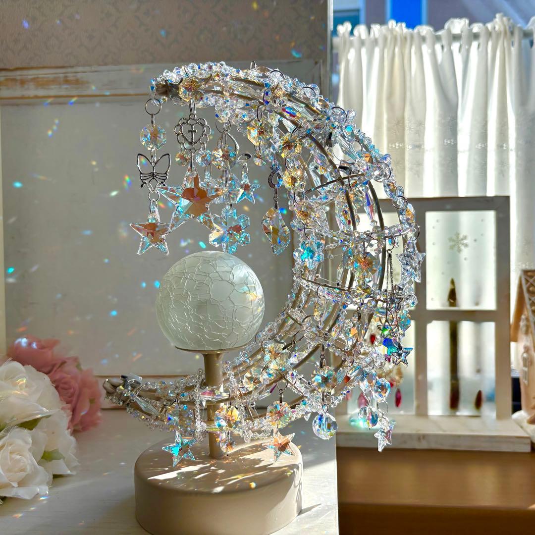 みるくみるく✩.*˚ ライトスタンド✩SWAROVSKIサンキャッチャー