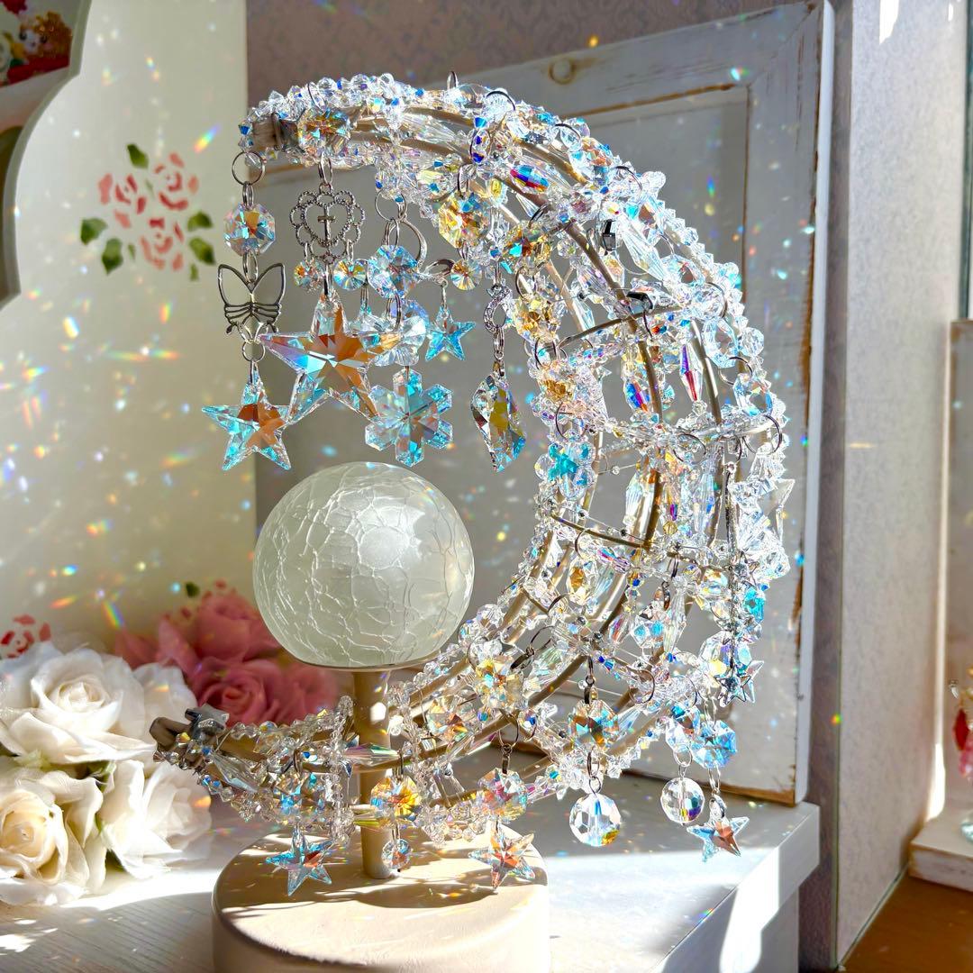 みるくみるく✩.*˚ ライトスタンド✩SWAROVSKIサンキャッチャー