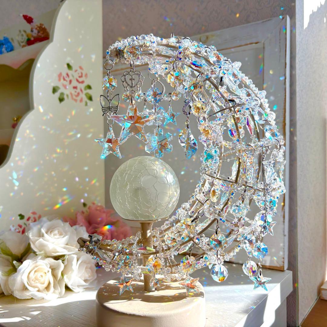 みるくみるく✩.*˚ ライトスタンド✩SWAROVSKIサンキャッチャー