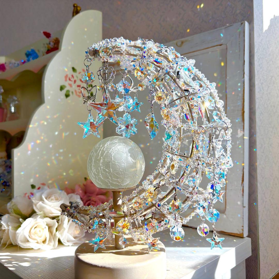 みるくみるく✩.*˚ ライトスタンド✩SWAROVSKIサンキャッチャー