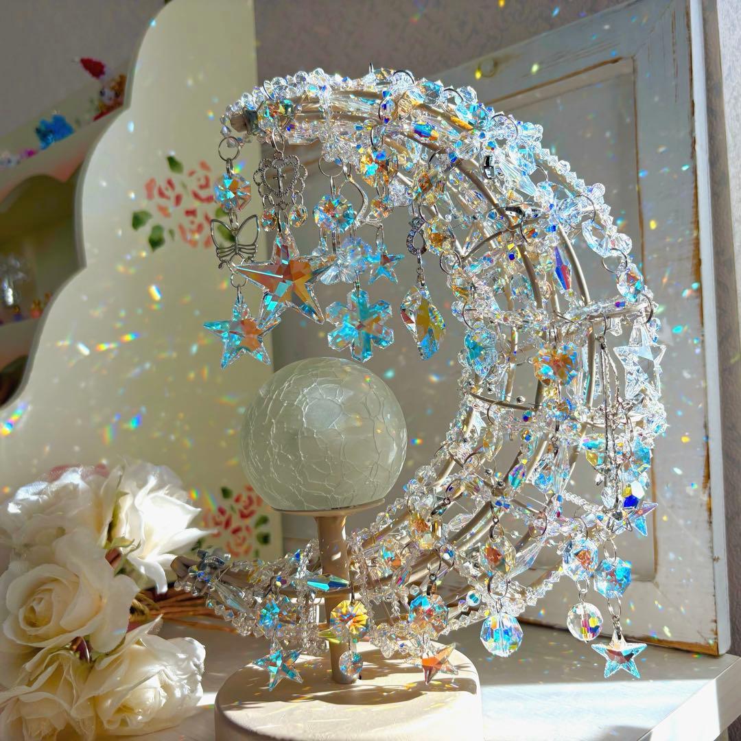 みるくみるく✩.*˚ ライトスタンド✩SWAROVSKIサンキャッチャー