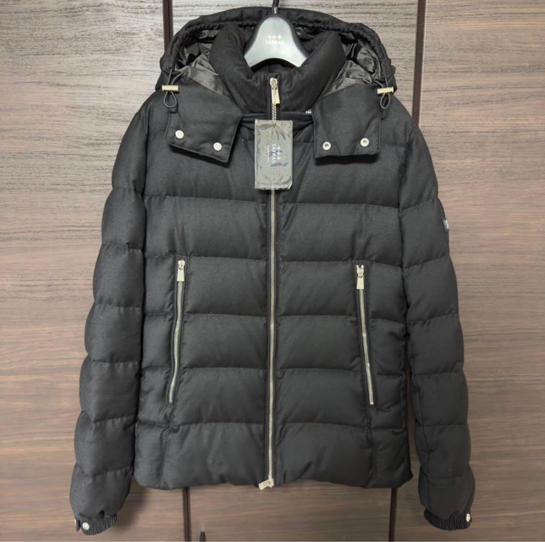 極美品 タトラス ドミッツィアーノ Rライン ダウンジャケット 黒 ブラック 1