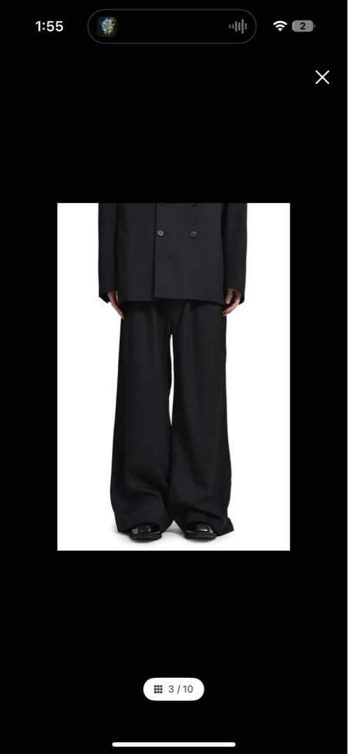 Entire Studios スーツスラックス