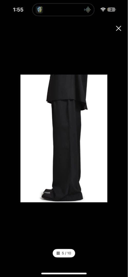 Entire Studios スーツスラックス