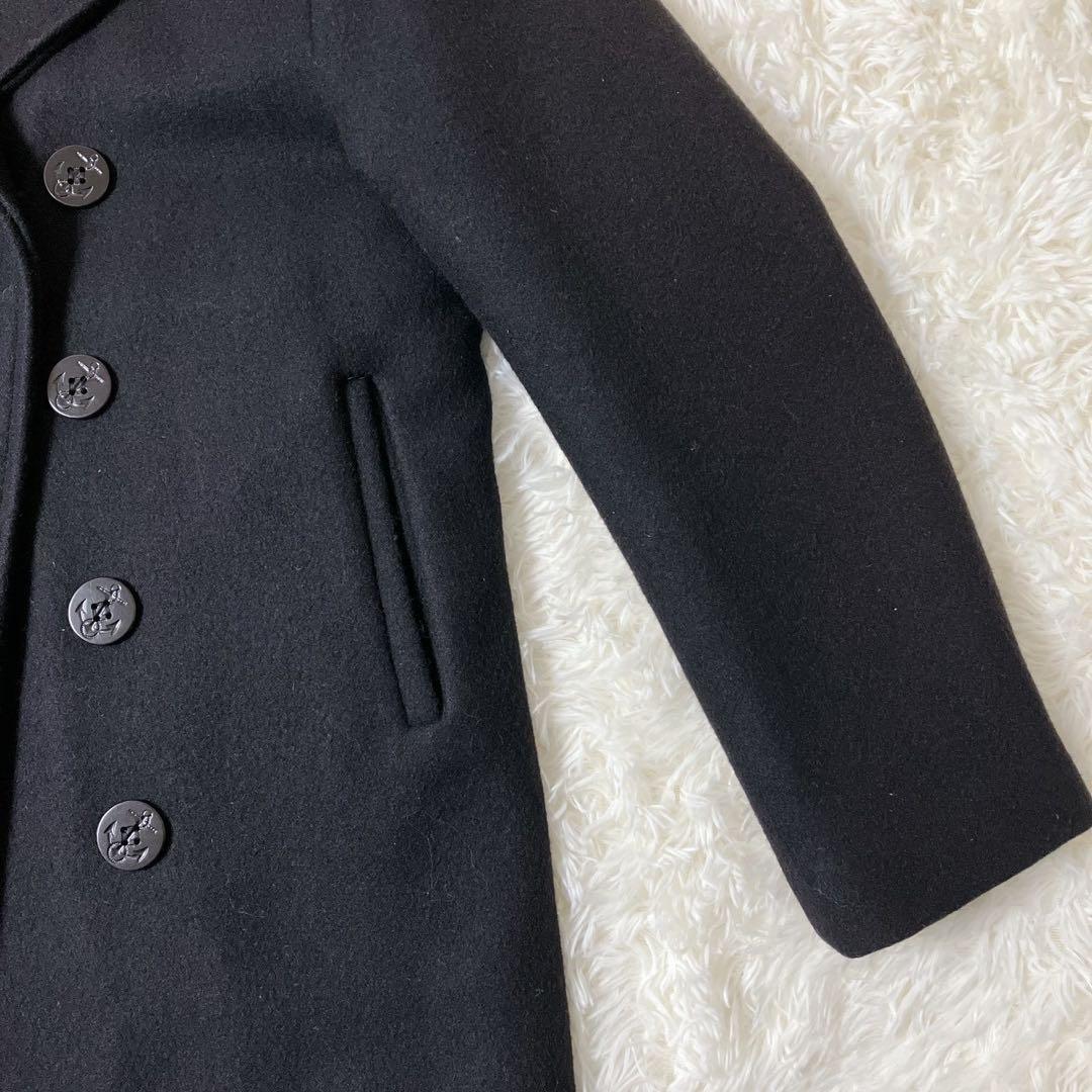 美品✨ Schott ピーコート 740 裏地キルティング 黒 36 ショット