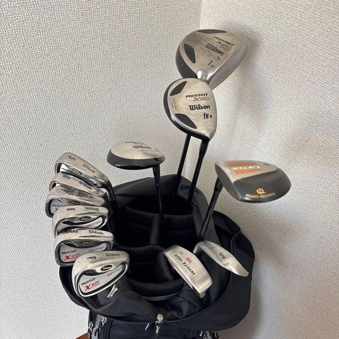 初心者 メンズ ゴルフクラブセット(バック付) ウィルソン【送料込み】