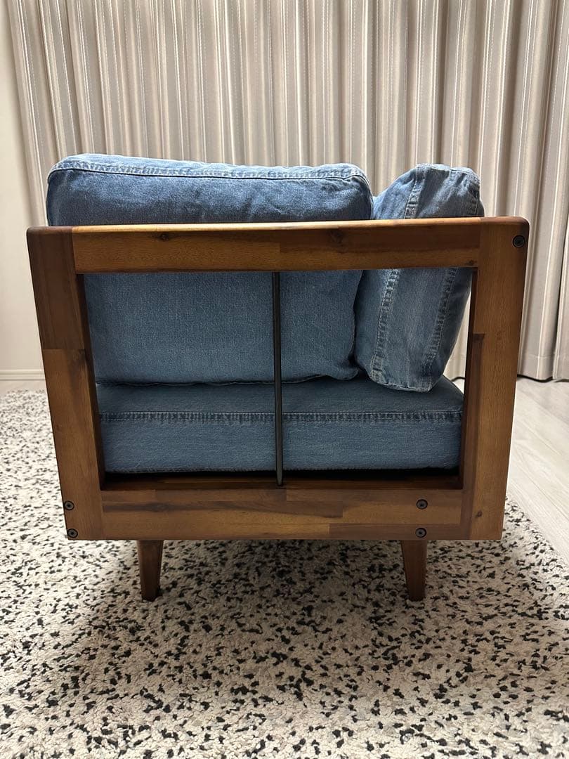 【わことも】unico SWELLA ベンチアーム ソファ