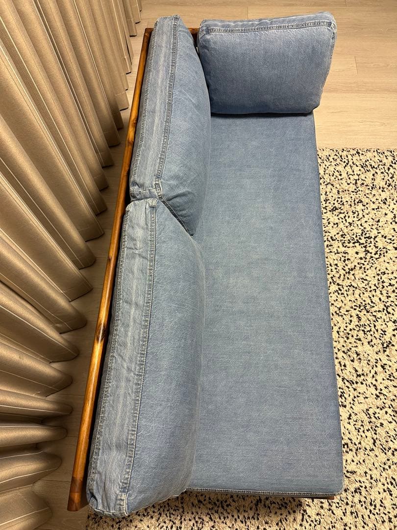 【わことも】unico SWELLA ベンチアーム ソファ