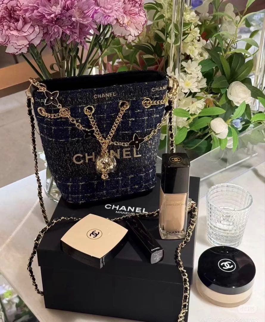 CHANEL ノベルティ ショルダーバッグ 巾着ショルダーバッグ 箱無し