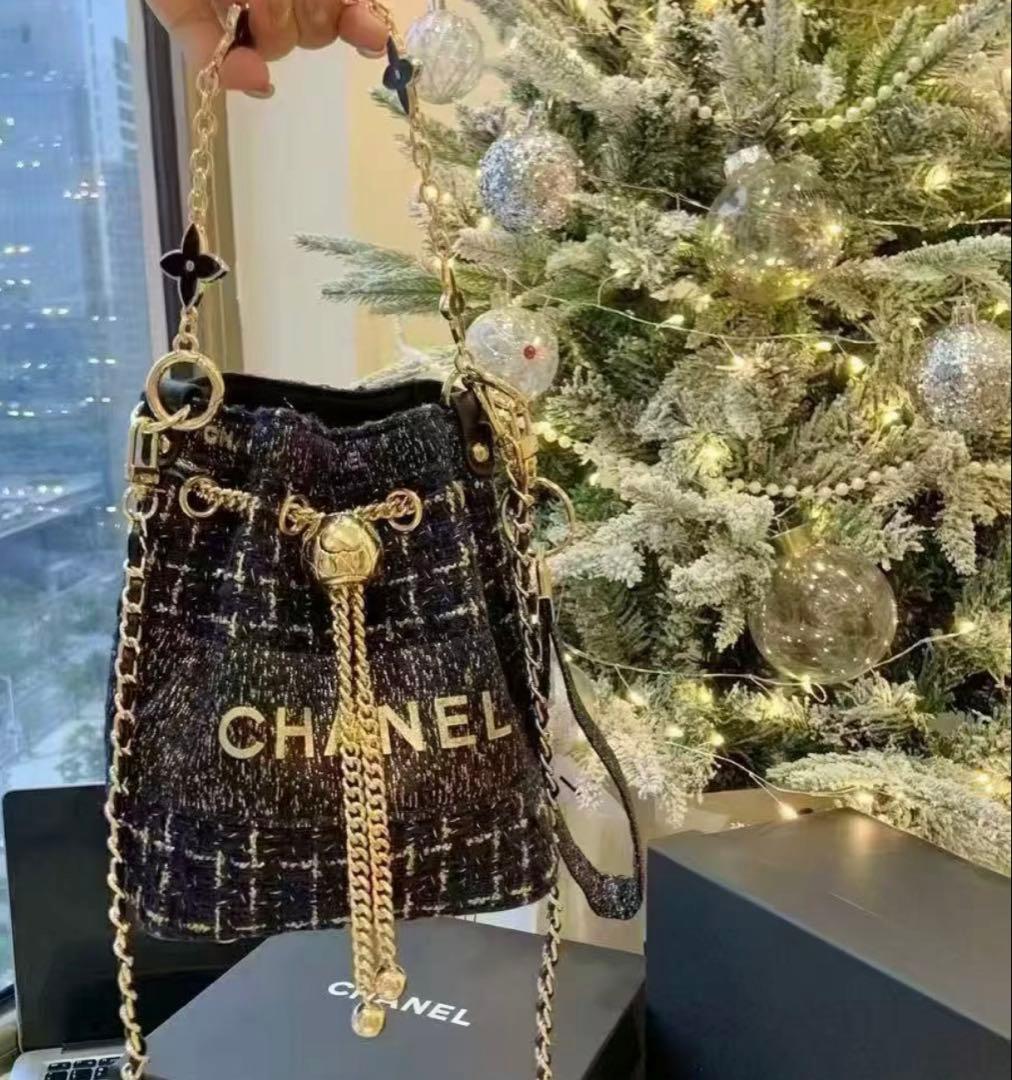 CHANEL ノベルティ ショルダーバッグ 巾着ショルダーバッグ 箱無し