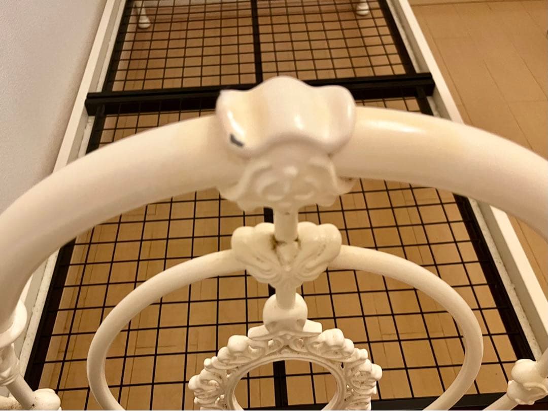 ローラアシュレイ サマセット シングルベッドフレーム アイボリー