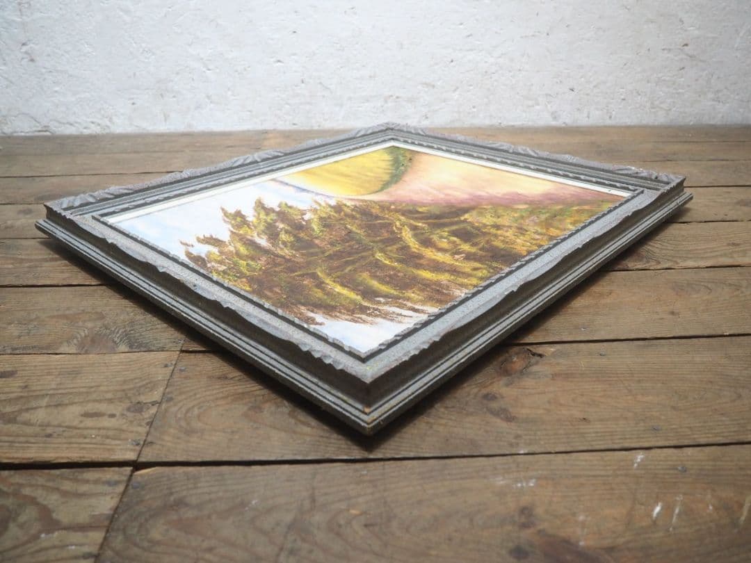 1299 レトロな額縁　F15　アートフレーム　油彩　水彩　画材　ビンテージ