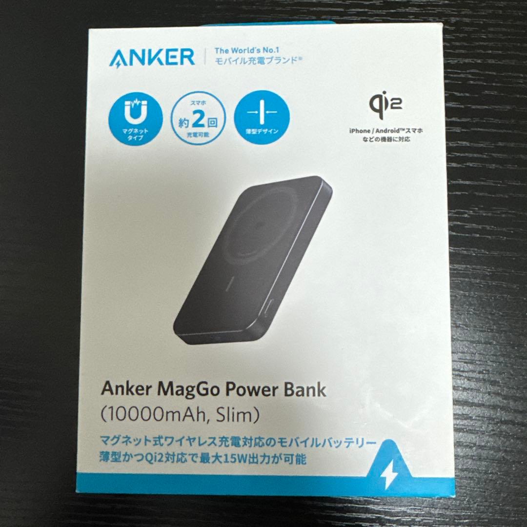 スマホアクセサリー Anker MagGo Power Bank (10000mAh, Slim)