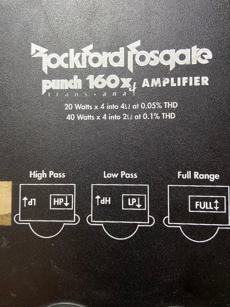 ロックフォードアンプ　PUNCH 160X