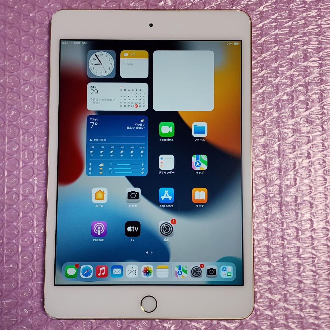 美品　iPad mini4　バッテリー大変良好　フルセット64GB Wi-Fi