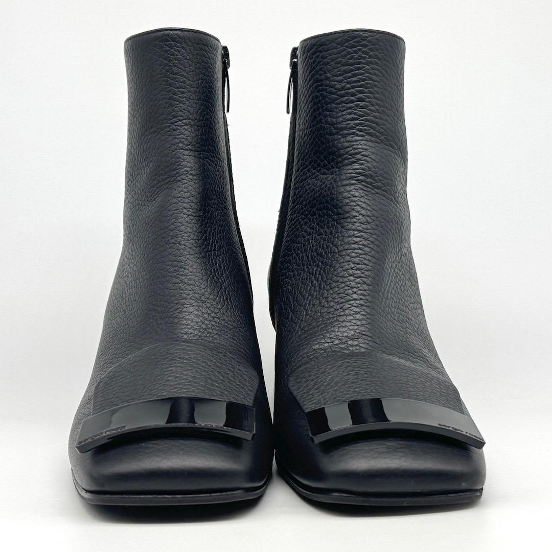 Sergio Rossi SR1 ショートブーツ ブーティ 黒 37.5