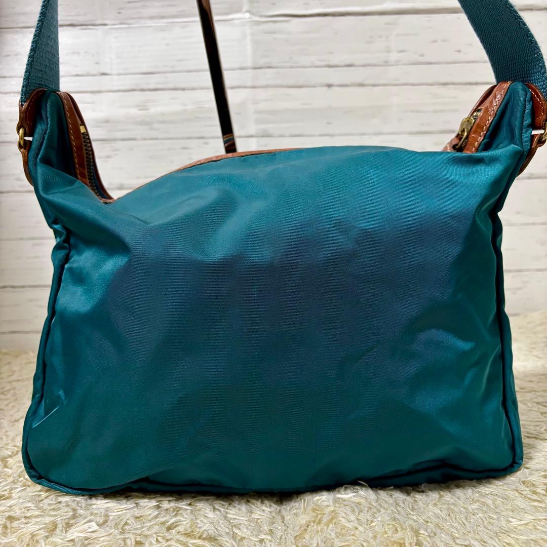 最終値下フェリージ ショルダーバッグ 斜め掛け　ナイロン レザー 05/4希少色