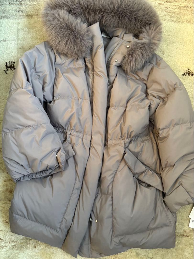 スナイデル　snidel 西川ダウン　ミドルコート　グレー　新品タグ付き