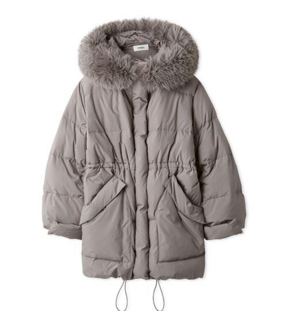 スナイデル　snidel 西川ダウン　ミドルコート　グレー　新品タグ付き