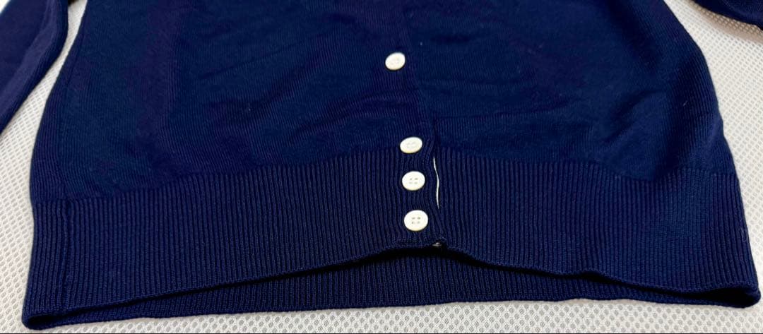 Maison Kitsuné ネイビー FOXヘッドカーディガン XS