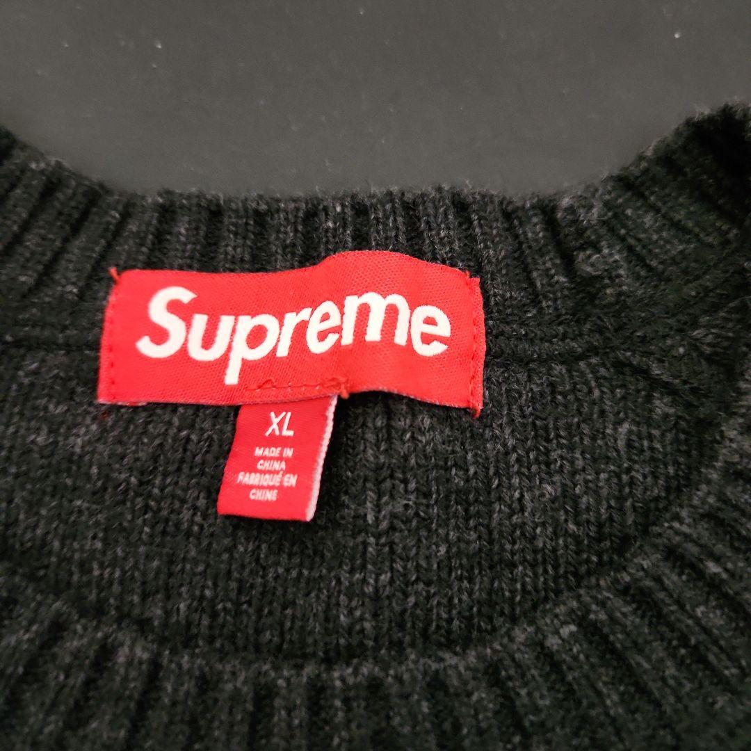 トップス Supreme Terry Small Box Sweater \"Black\"