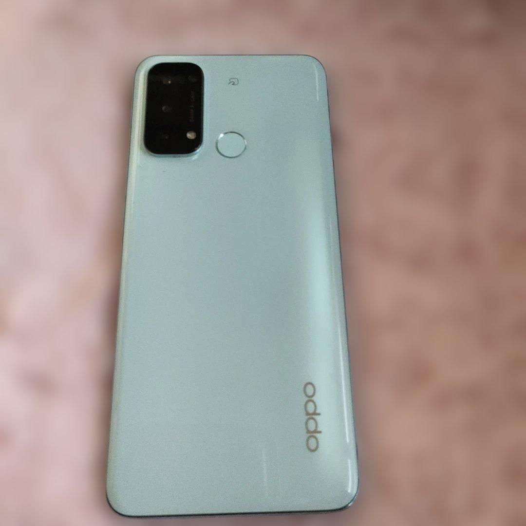 OPPO スマートフォン 本体 ライトブルー