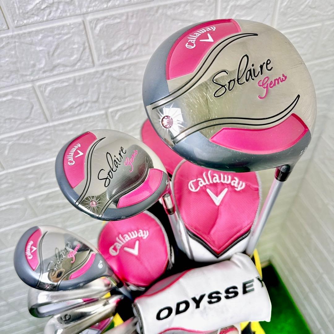 バッグ無し☆キャロウェイ ソレイユ レディース ゴルフクラブセット