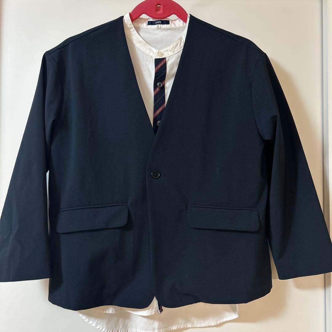 SHIPS KIDS スーツ　シャツ　3点セット　140 150 卒業式