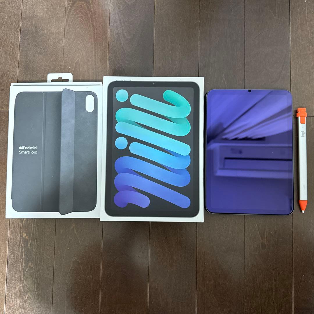 美品 iPad mini 6 本体 アイパッドミニ6 純正 ケース カバー ペン