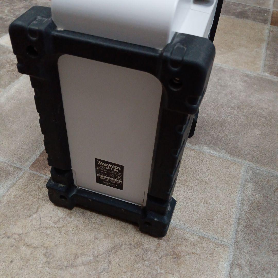 【通電確認済】Makita MR100w現場ラジオ