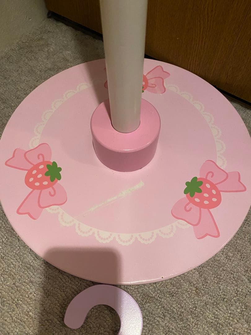 マザーガーデン　希少　野いちご　ポールハンガー　リボン