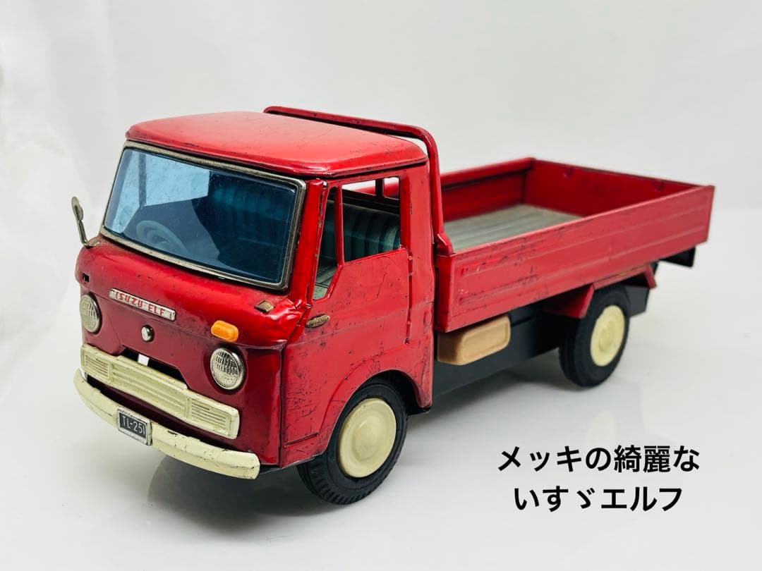 モ*ガ様 萬代屋バンダイBC当時物ブリキ☆いすゞ初代エルフ1962年発売美品大型