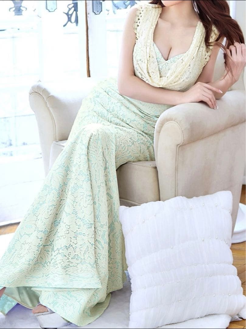 UNAVALERIEウナヴァレリエsugarキャバロングドレスジャンマクレーン系