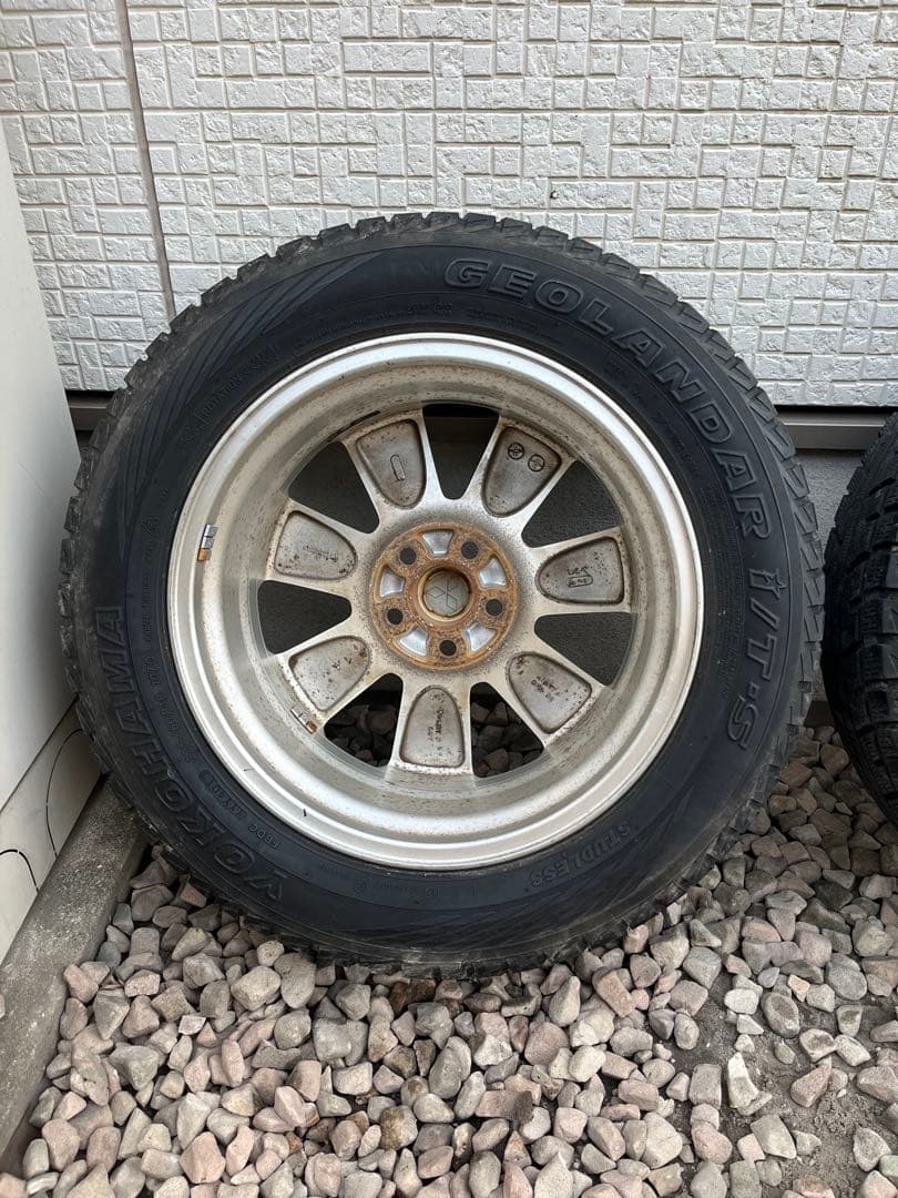 GEOLANDAR I/T-S デリカD5純正ホイール　スタッドレス
