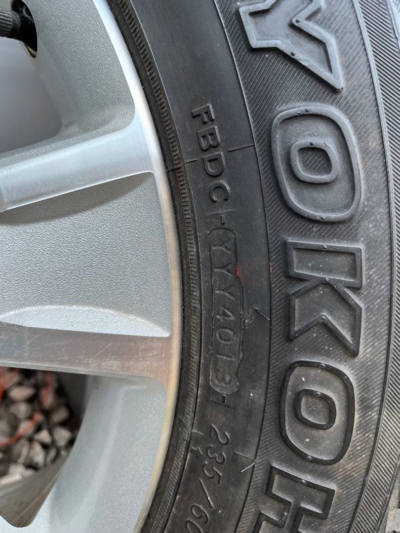 GEOLANDAR I/T-S デリカD5純正ホイール　スタッドレス